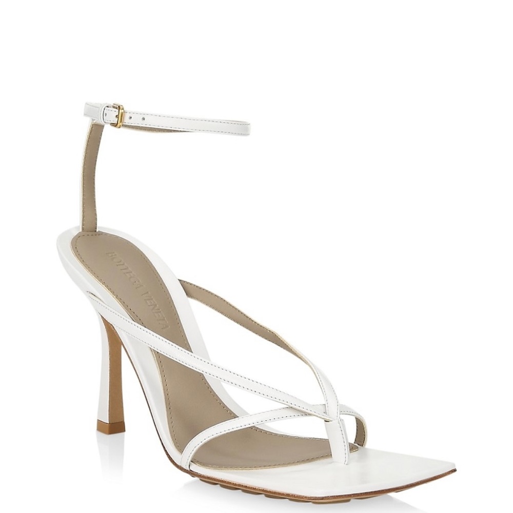 Bottega Veneta Stretch Leather Strappy Thong Sandals